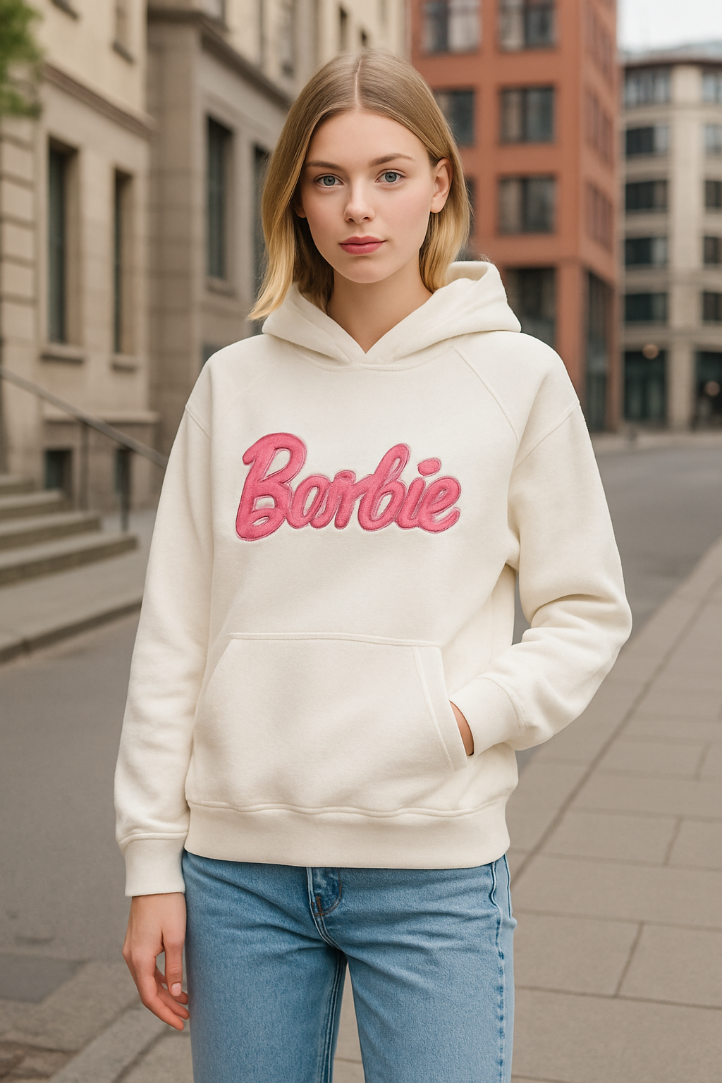 Sweat Shirt Blanc