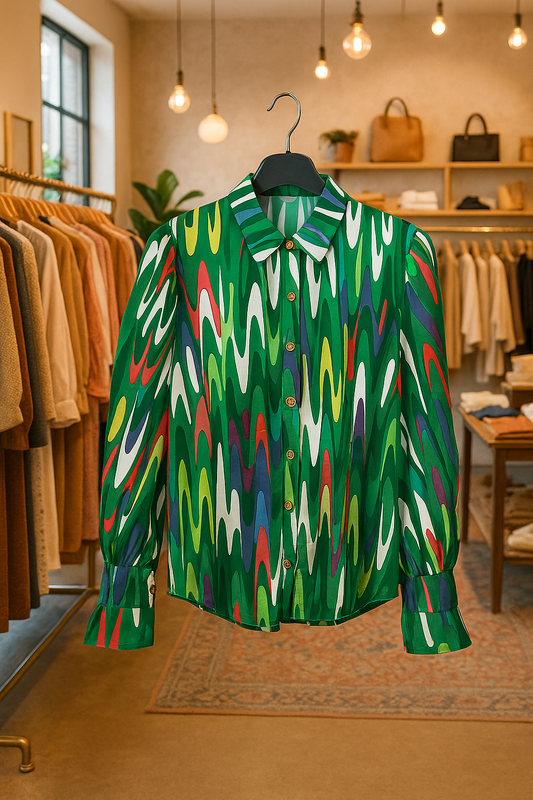 Chemise verte