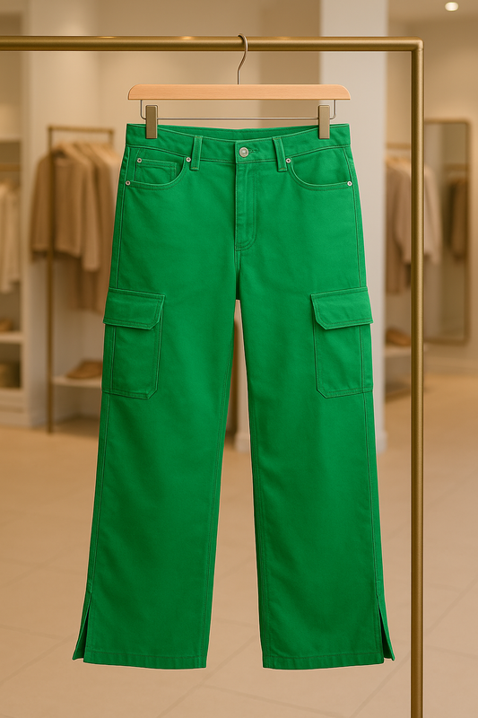 Pantalon Cargo vert 3