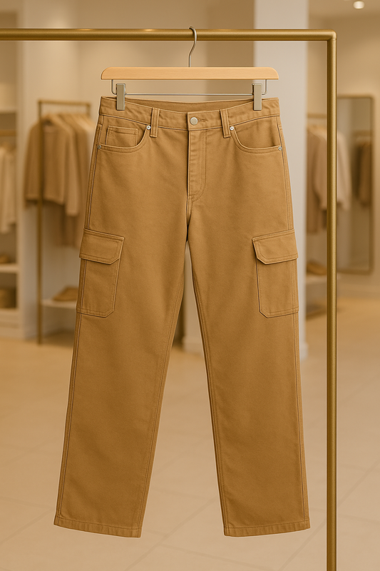 Pantalon Cargo Beige